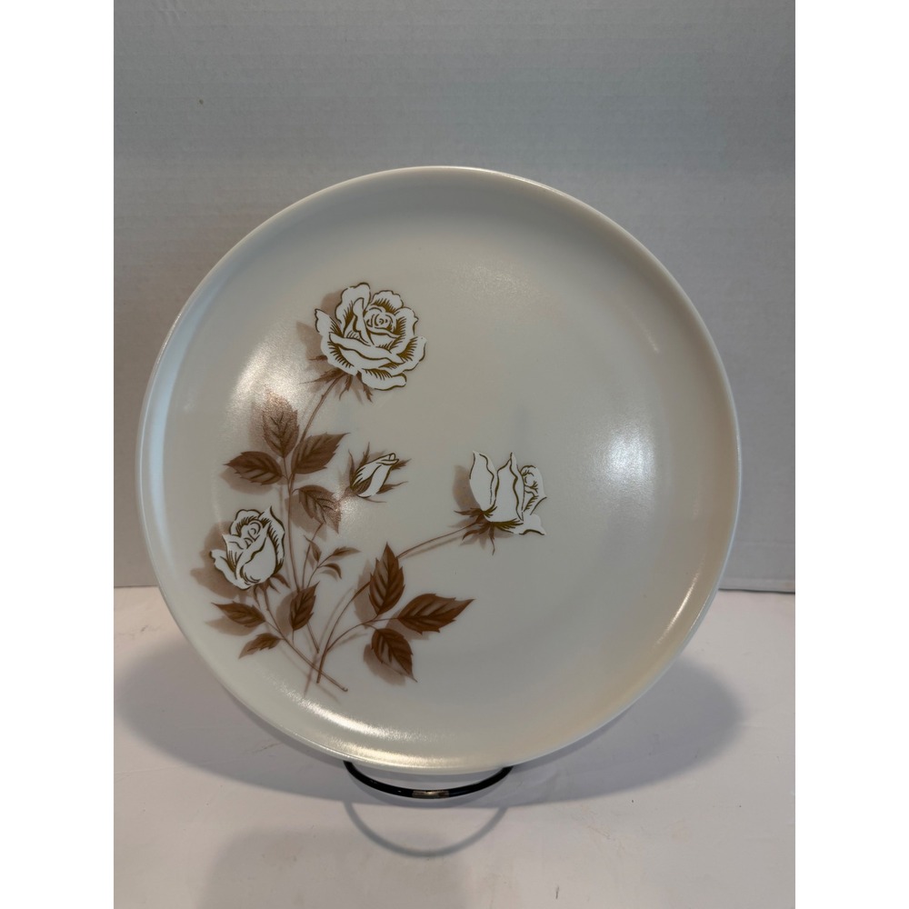 Vintage Lenox Ware Melamine Floral 9.5 Dinner Plates set of two
